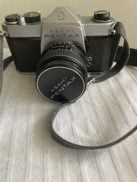 Pentax Asahi Camera SP 1000 met accessoires, Ophalen of Verzenden, Gebruikt, Spiegelreflex, Pentax