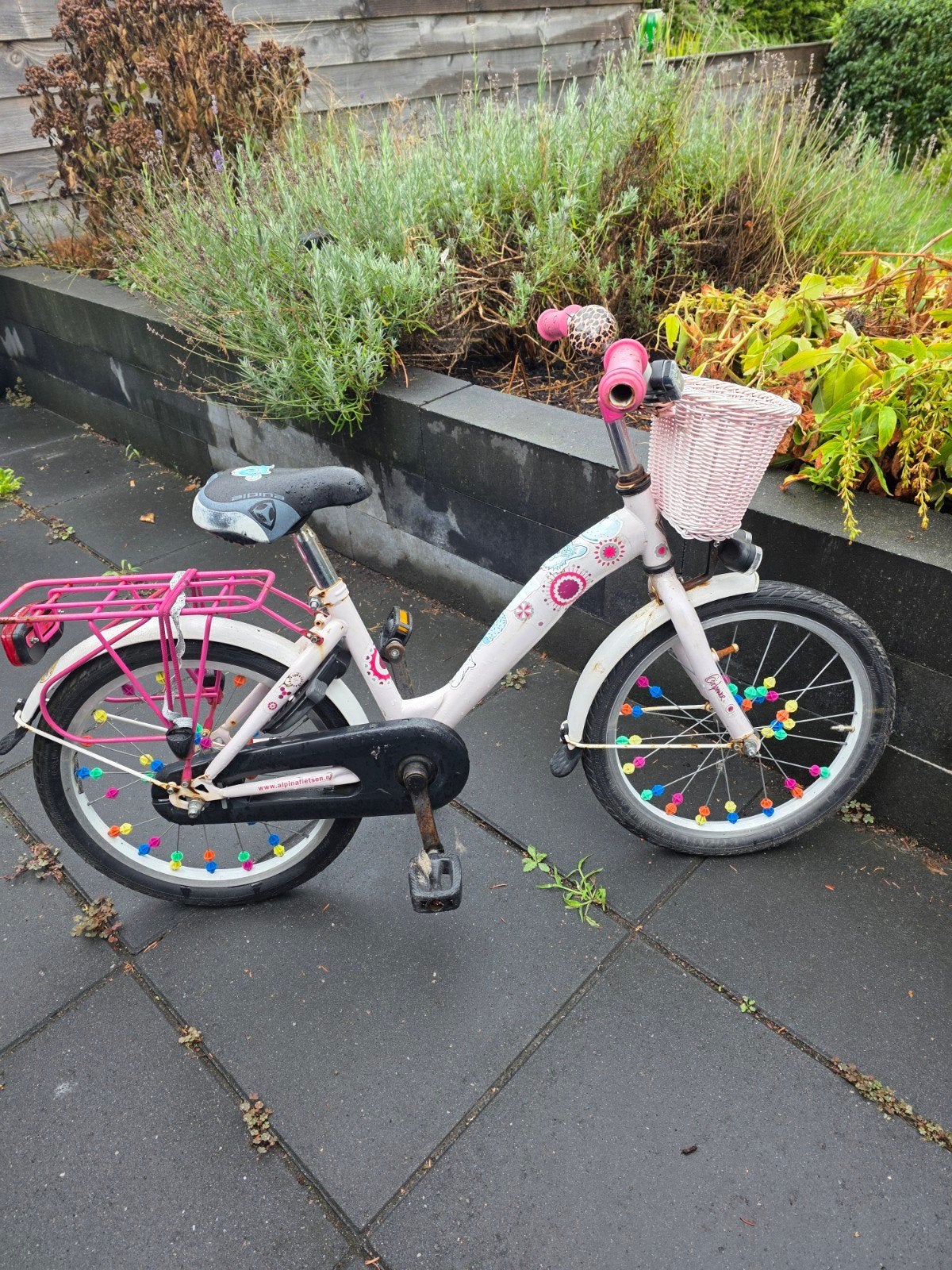 kinderfiets, Fietsen en Brommers, Fietsen | Meisjes, Ophalen, Gebruikt, 18 inch