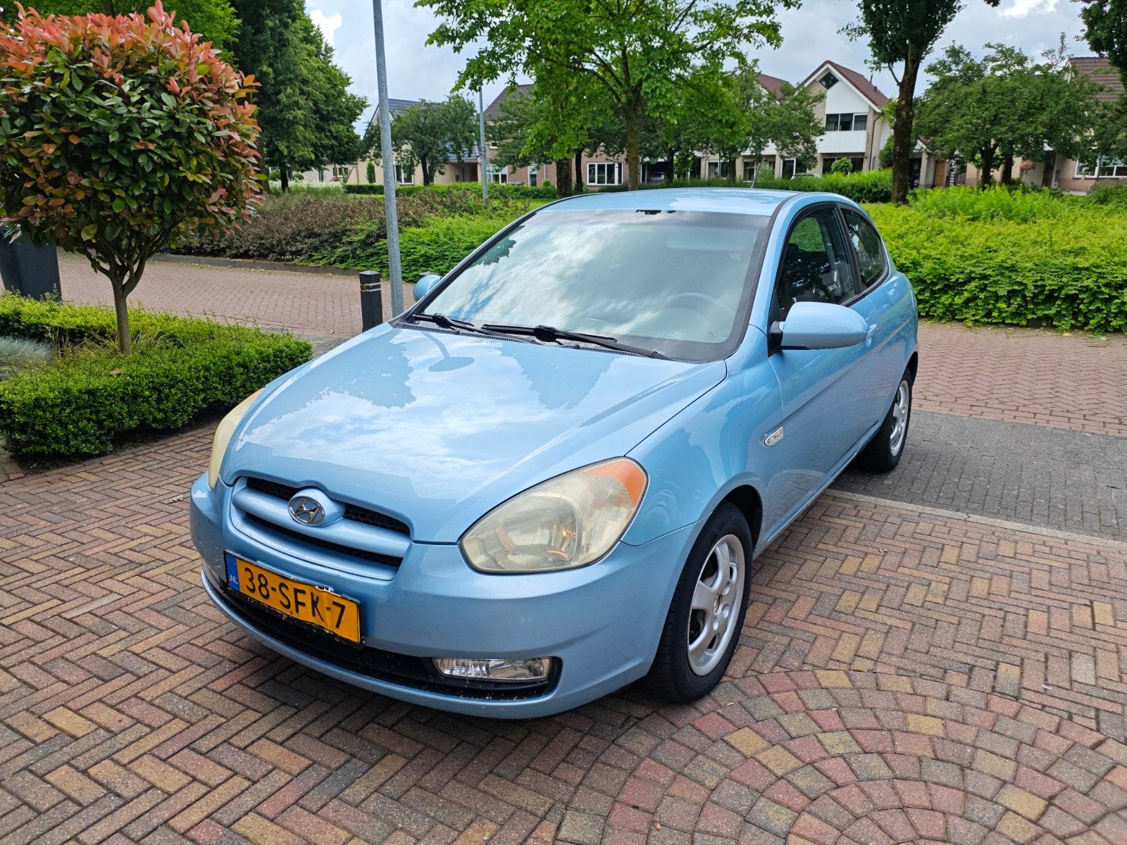 Hyundai Accent 1.4 2011 - Nieuwe APK, Auto's, Voorwielaandrijving, Accent, 4 cilinders, Blauw