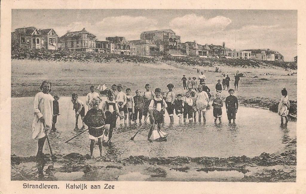 Katwijk aan zee, Verzamelen, Ansichtkaarten | Nederland, Verzenden, 1920 tot 1940, Gelopen, Zuid-Holland