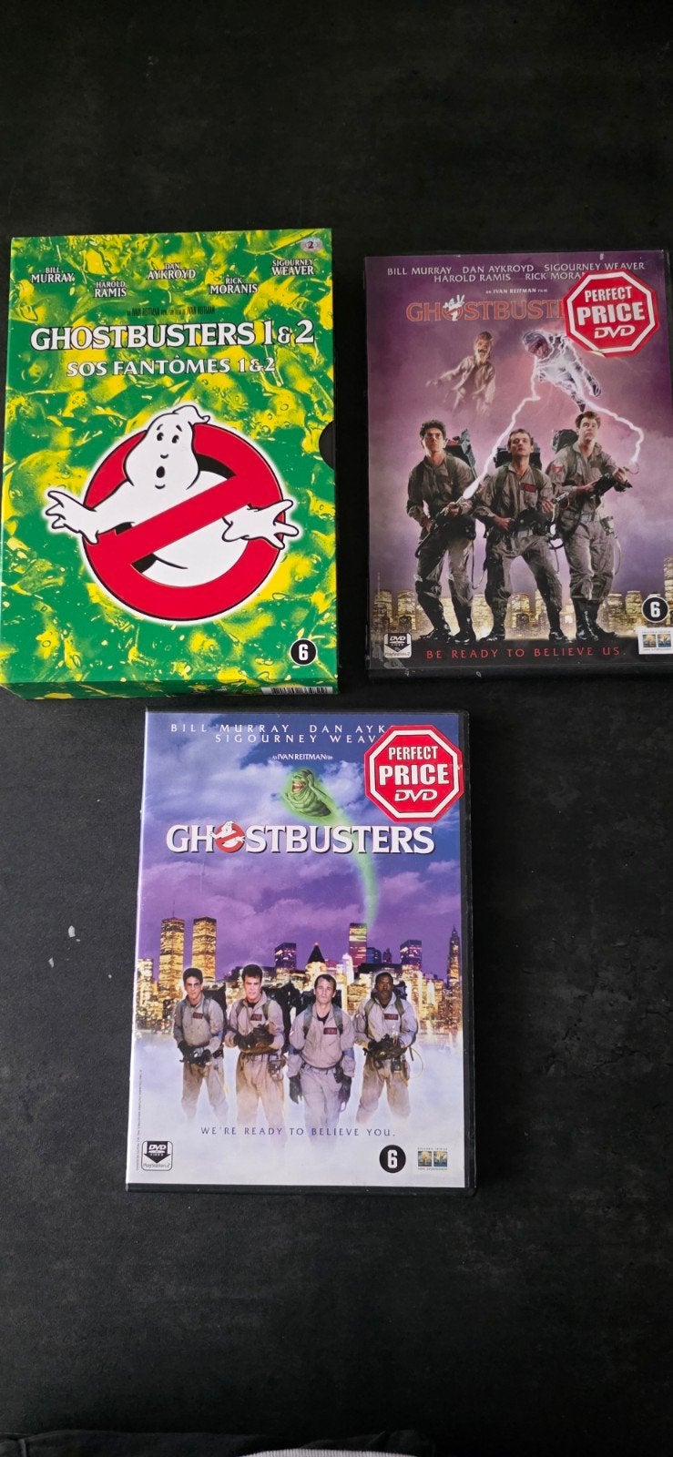 Ghostbusters 1 & 2 DVD Boxset en losse DVD's, Ophalen, Nederlands, Fantasy, Vanaf 6 jaar