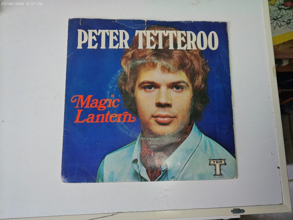 Peter Tetteroo ( tee set ) - Magic Lantern, Gebruikt, Fotohoes, 7 inch, Ophalen of Verzenden