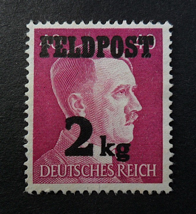 Reich WOII : postzegel Hitler FELDPOST 2KG 1944, Ophalen of Verzenden, Duitsland, Overige typen