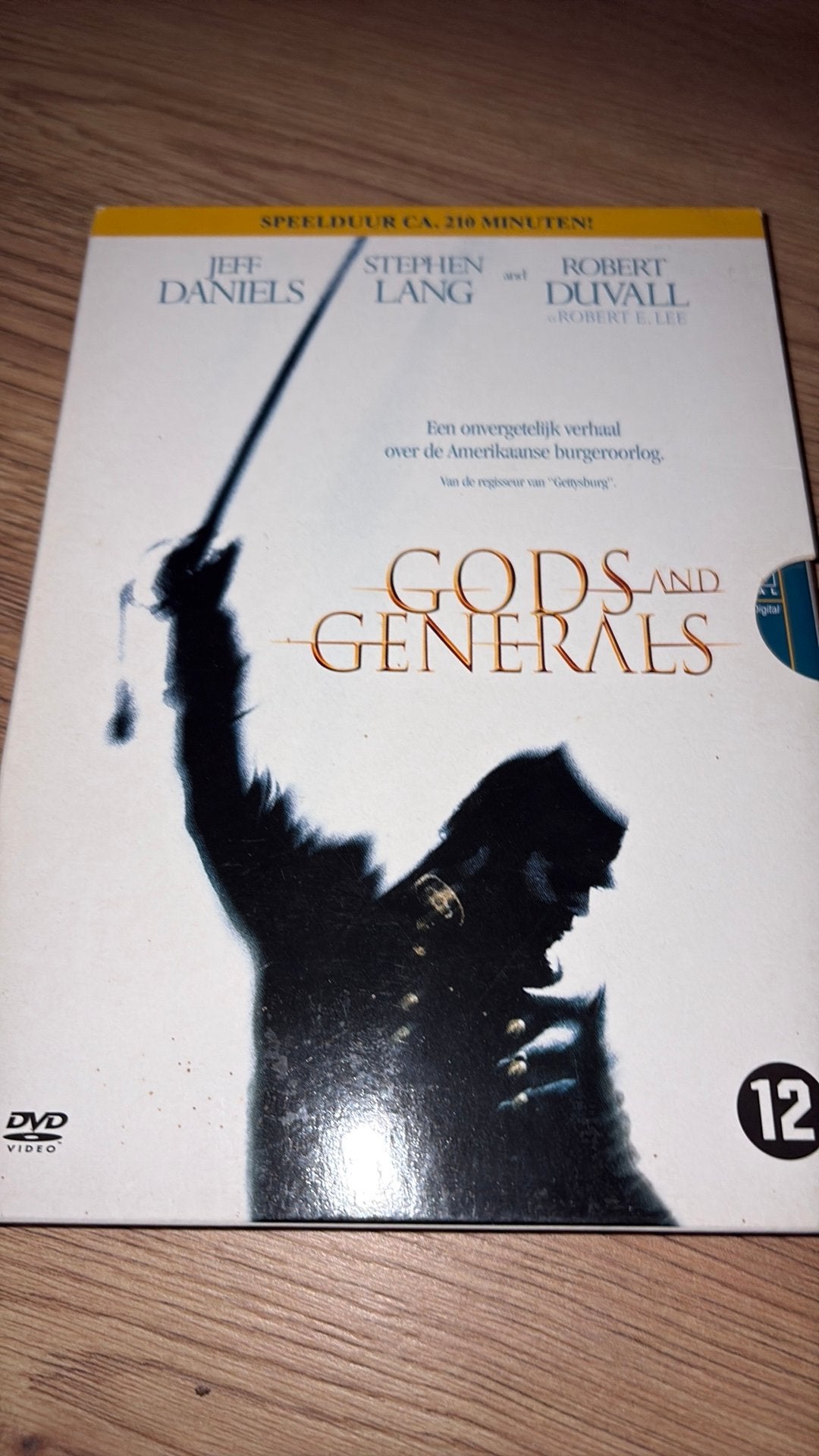 Miniserie Gods and Generals met Jeff Daniels en Stephen Lang, Vanaf 16 jaar, Ophalen of Verzenden, Zo goed als nieuw, Actie en Avontuur