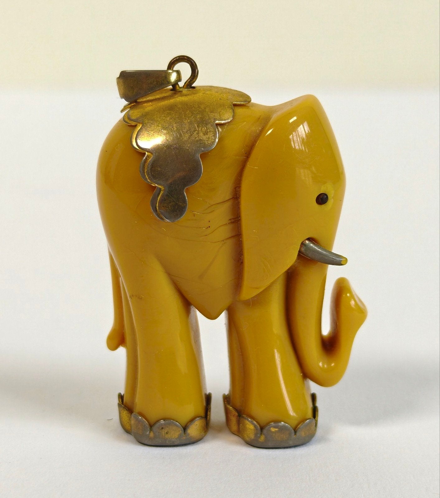 Aparte olifant hanger, Kettinghanger. Vintage, Ophalen of Verzenden