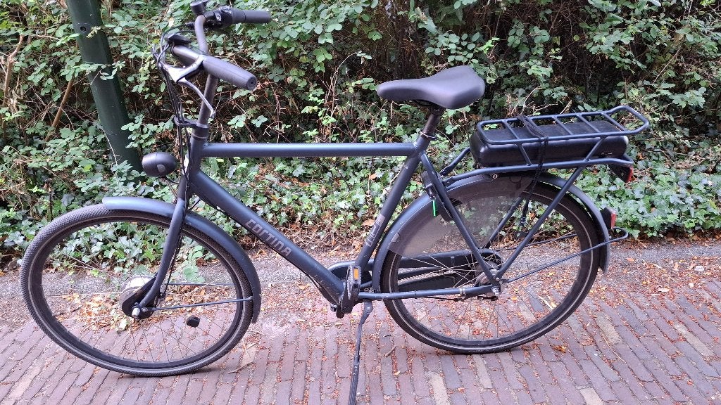 Te koop een Cortina elektrische herenfiets, Ophalen, Gebruikt, Cortina, 59 cm of meer