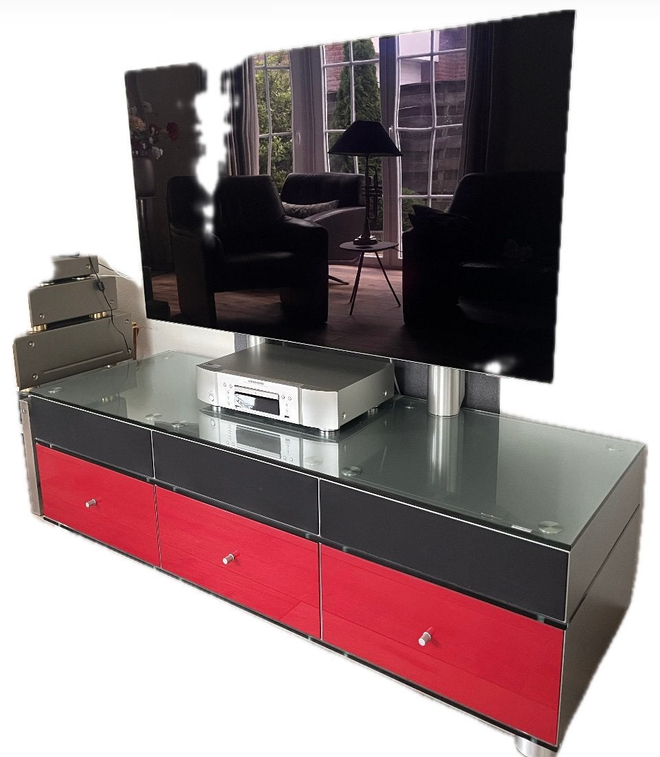 TV-meubel Spectral met soundbar, Ophalen, Zo goed als nieuw, 25 tot 50 cm, Minder dan 100 cm