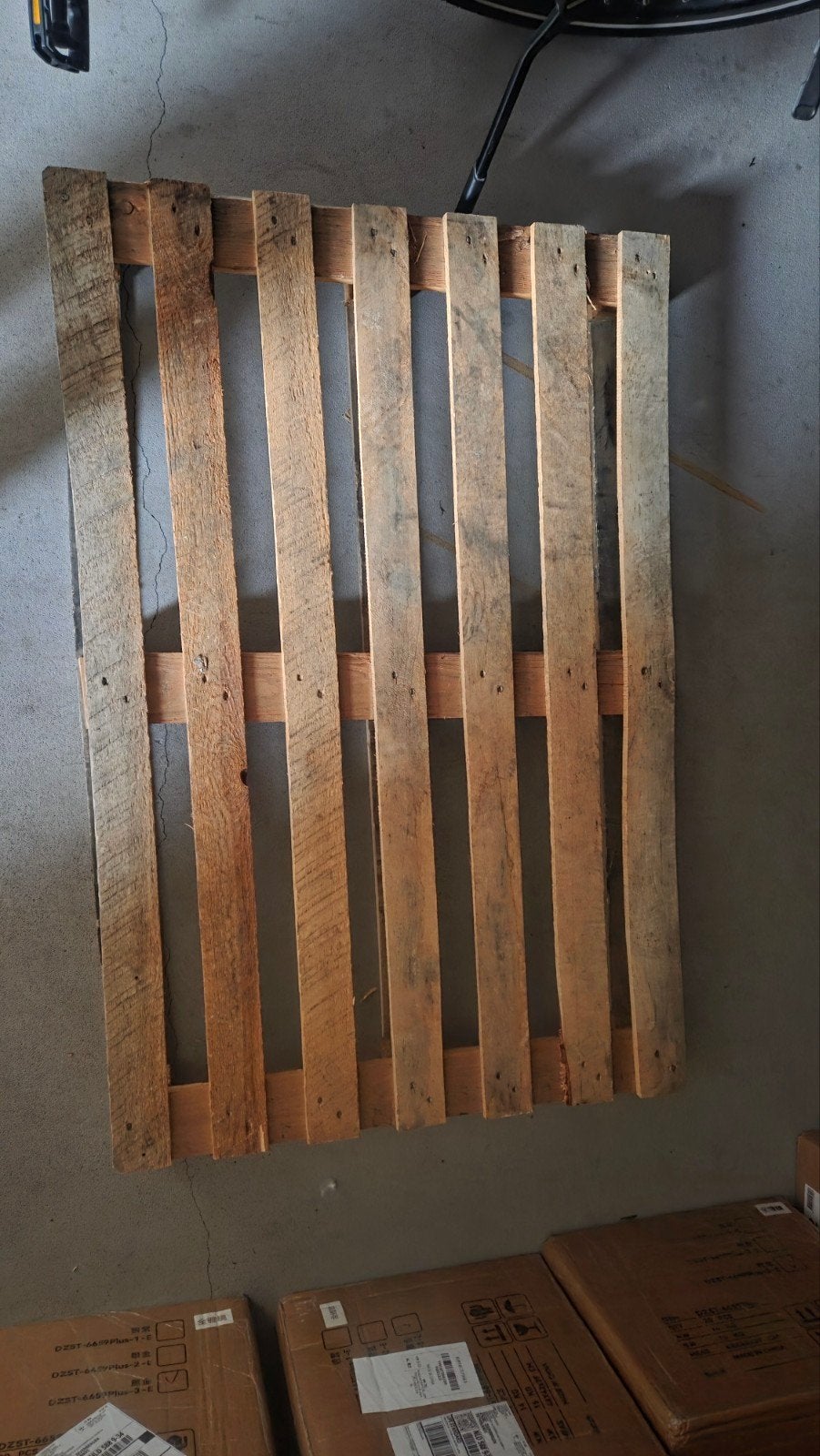 Gratis Houten Pallet, Ophalen, Gebruikt, 50 mm of meer, Pallet