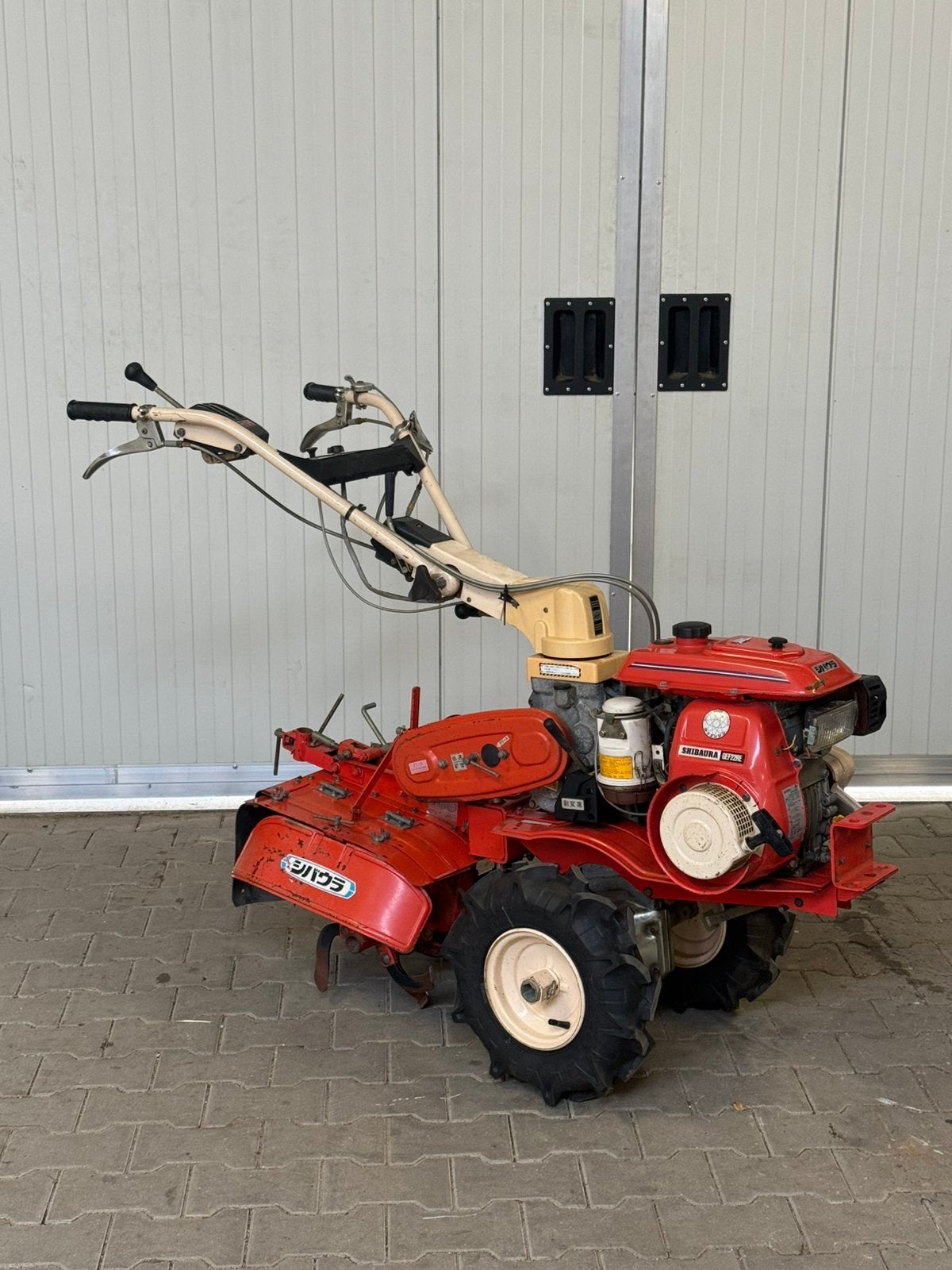Shibaura KJ601 tuinfrees / grondfrees / tuintrekker, Ophalen, Zo goed als nieuw, Elektrisch, Tuinfrees