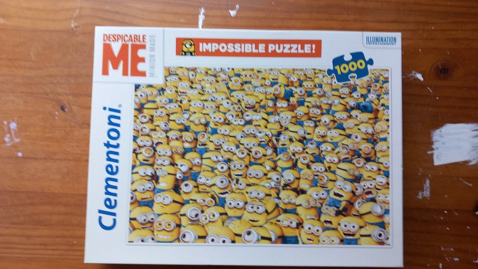 Clementoni Minions Impossible Puzzle 1000 stukjes, Ophalen of Verzenden, Gebruikt