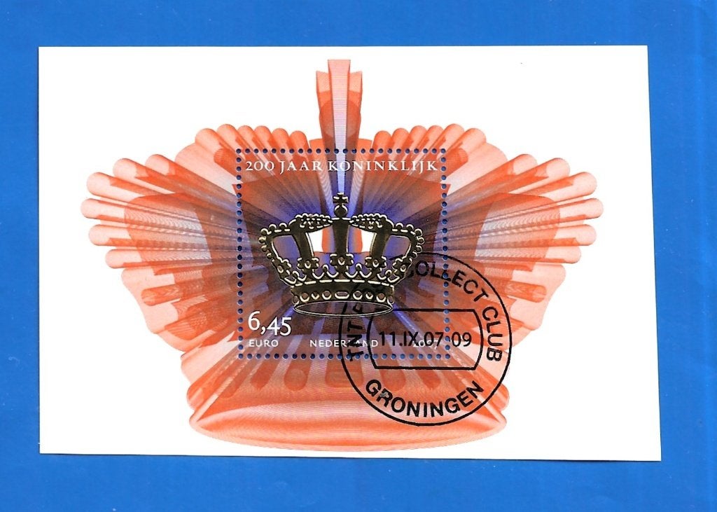 NVPH 2519 Vel 200 Jaar Koninklijk 2007 gestempeld, Postzegels en Munten, Verzenden, Na 1940, Gestempeld