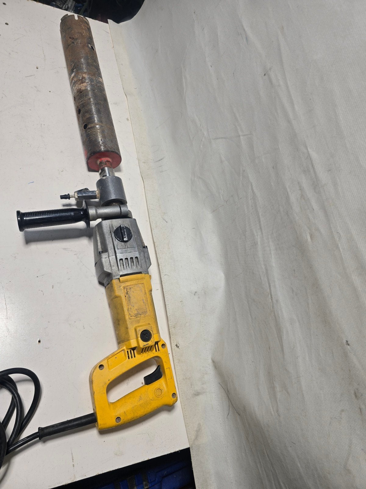 Dewalt diamantboormachine inclusief diamantboor 82mm 400mm, Ophalen of Verzenden, Dewalt, N.v.t, N.v.t