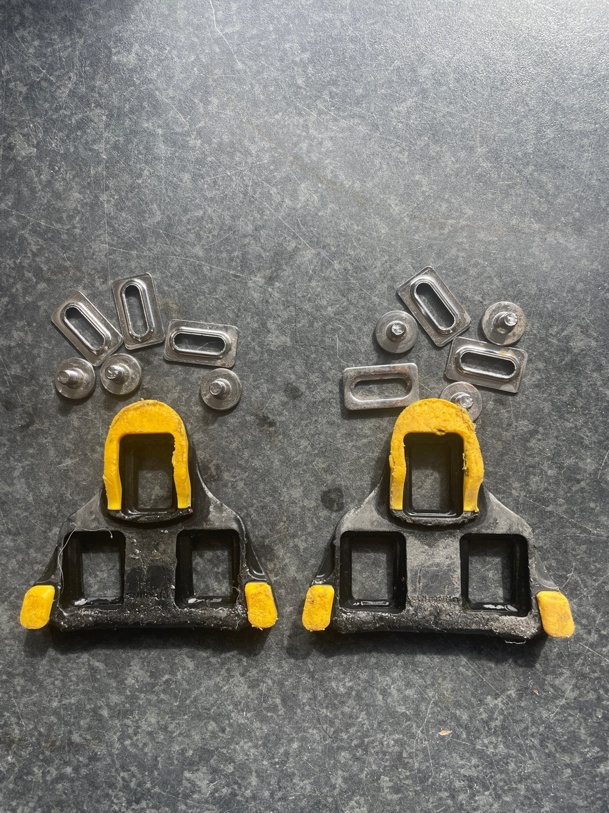 Shimano SPD pedalen schoenplaatjes, Fietsen en Brommers, Fietsonderdelen, Ophalen, Gebruikt, Overige typen, Kunststof