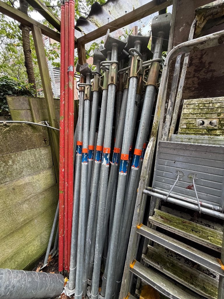 13 Scafom-rux BM400 bouwstempels 2,26–4,00 m – partij, Ophalen, Gebruikt, Overige typen, 2 tot 5 meter