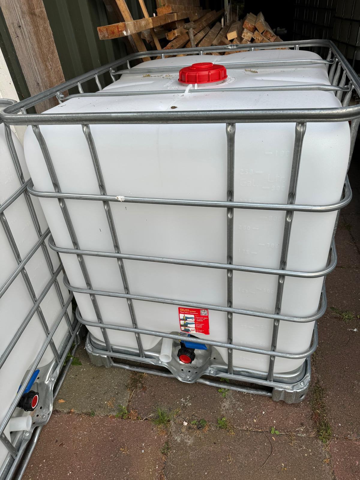 1000 liter IBC containers / tanks / vaten / vat, Tuin en Terras, Regentonnen, 150 liter of meer, Ophalen, Nieuw