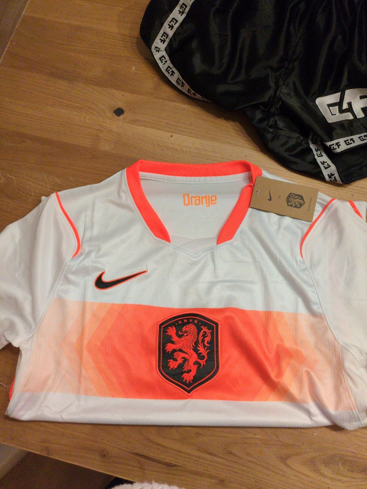 Nike Oranje Thuisshirt KNVB - Maat S - Nieuw met kaartjes, Kleding | Heren, Wit, Nike, Nieuw, Ophalen of Verzenden