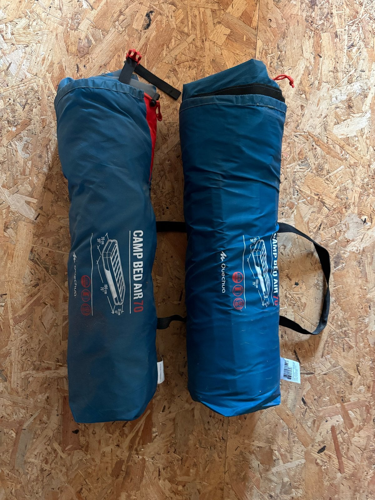 Quechua Camp Bed Air 70 opblaasbaar luchtbed, Ophalen of Verzenden, Gebruikt, 1-persoons