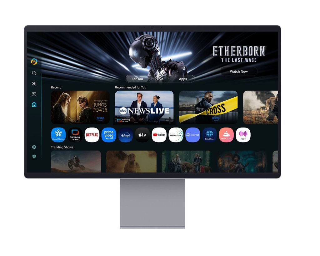 SAMSUNG OLED NIEUWSTE Smart Monitor M9 M90SF 4K Vision AI, Computers en Software, Ophalen, Minder dan 1 ms, Ingebouwde camera
