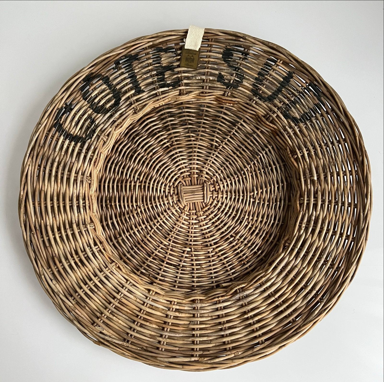 Rivièra Maison rotan wanddecoratie 'Côtes du Soleil', Ophalen of Verzenden, Natuurlijk materiaal, Bruin, Landelijk