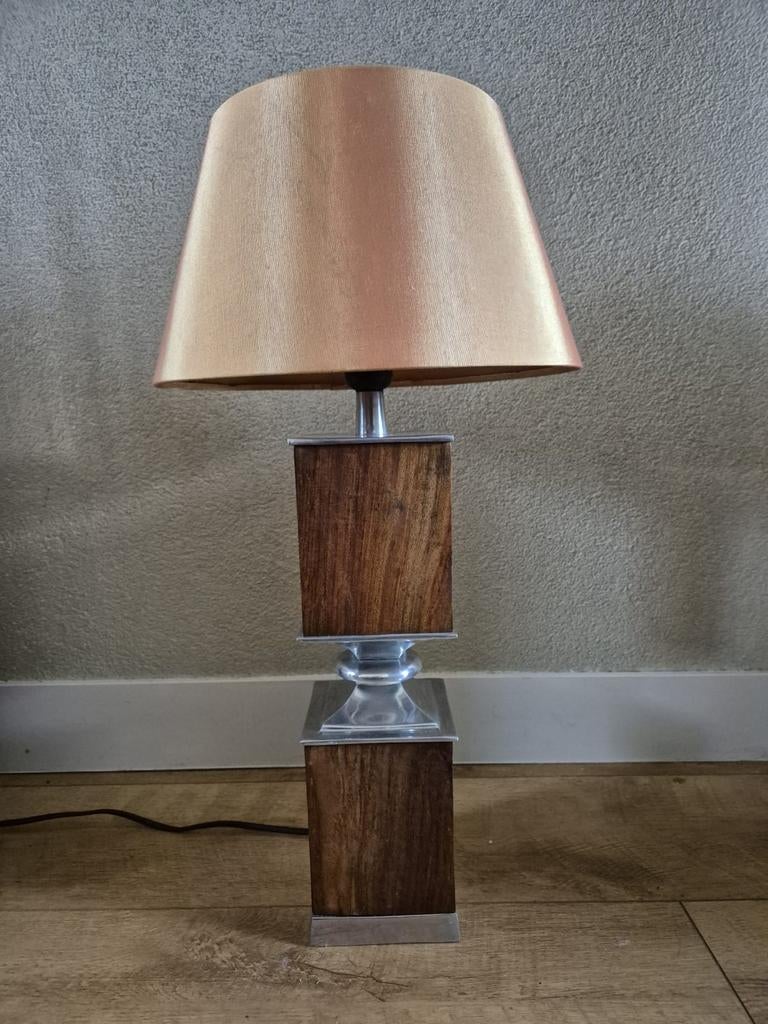 Tafellamp van Brass en Boom, Ophalen of Verzenden, Zo goed als nieuw, Stof, Modern, Industrieel