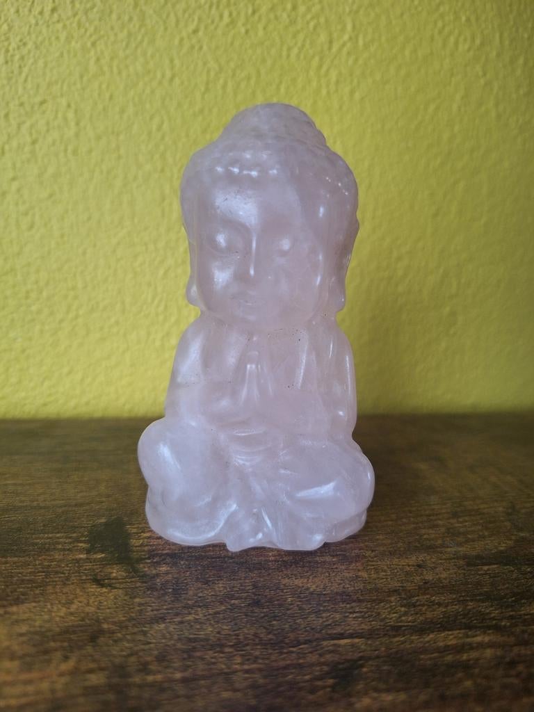 Buddha rozenkwarts, Verzamelen, Mineralen en Fossielen, Verzenden