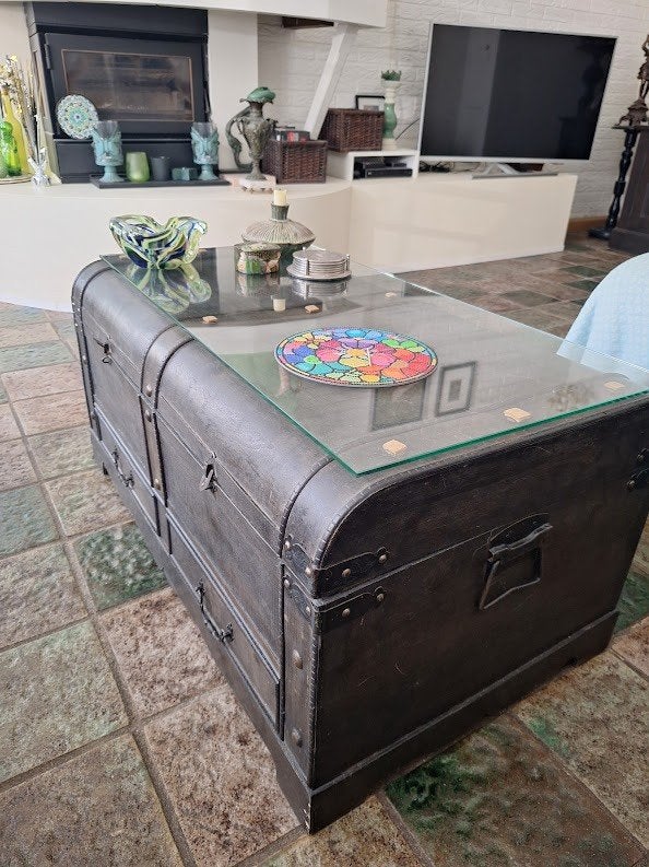 dekenkist salontafel, Huis en Inrichting, Woonaccessoires | Kisten, Ophalen, Gebruikt, 50 tot 100 cm
