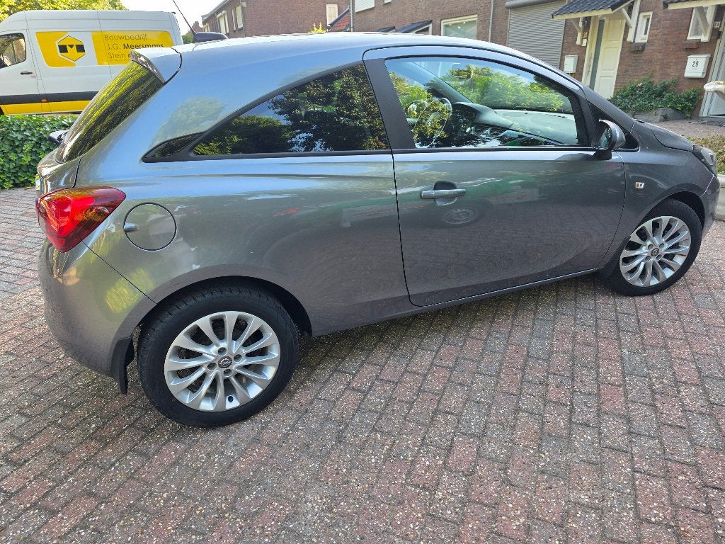 Opel Corsa 1.4 Bi-fuel 66KW 3DRS 2018 Grijs, Voorwielaandrijving, 40 €/maand, Handgeschakeld, Particulier