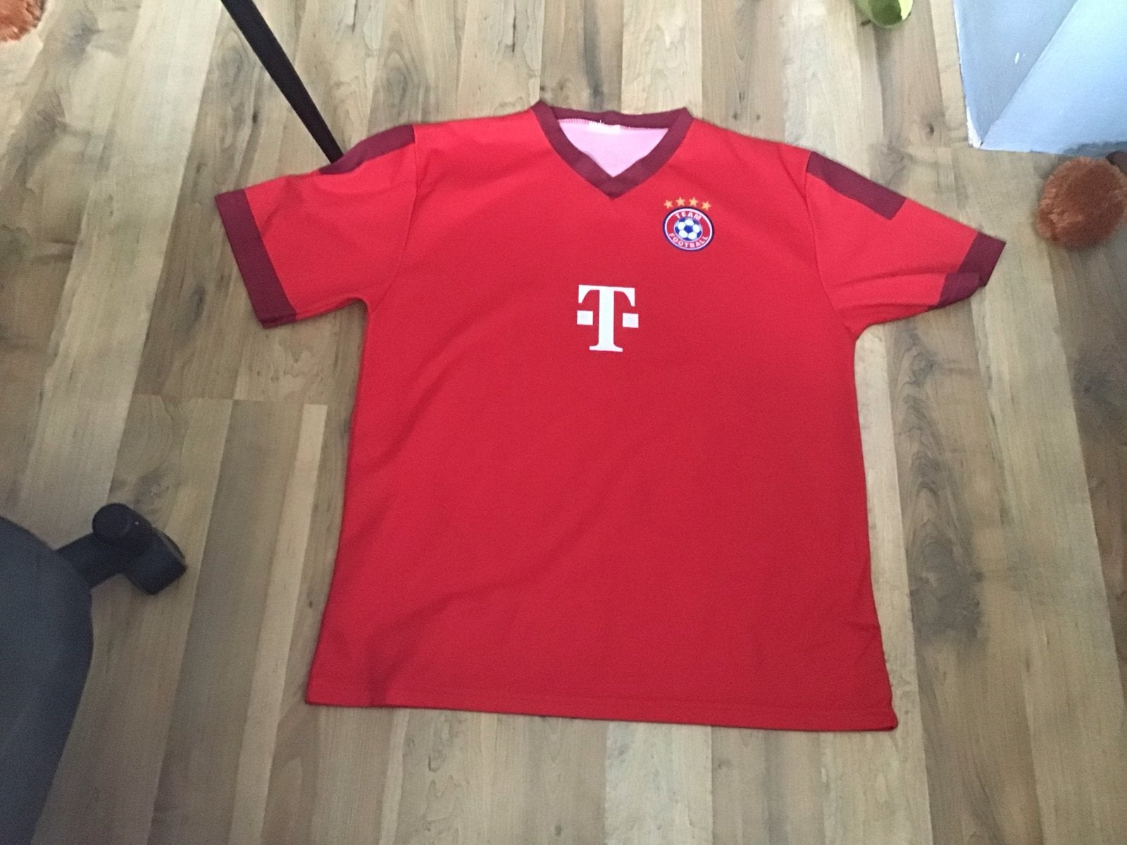 Lewandowski Bayern München Thuisshirt Maat M, Ophalen of Verzenden, Gedragen, Maat 48/50 (M), Rood