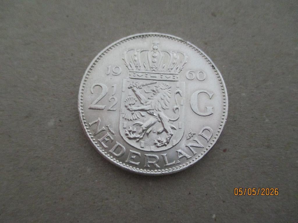rijksdaalder, Koningin Juliana, Zilver, Ophalen of Verzenden, Losse munt