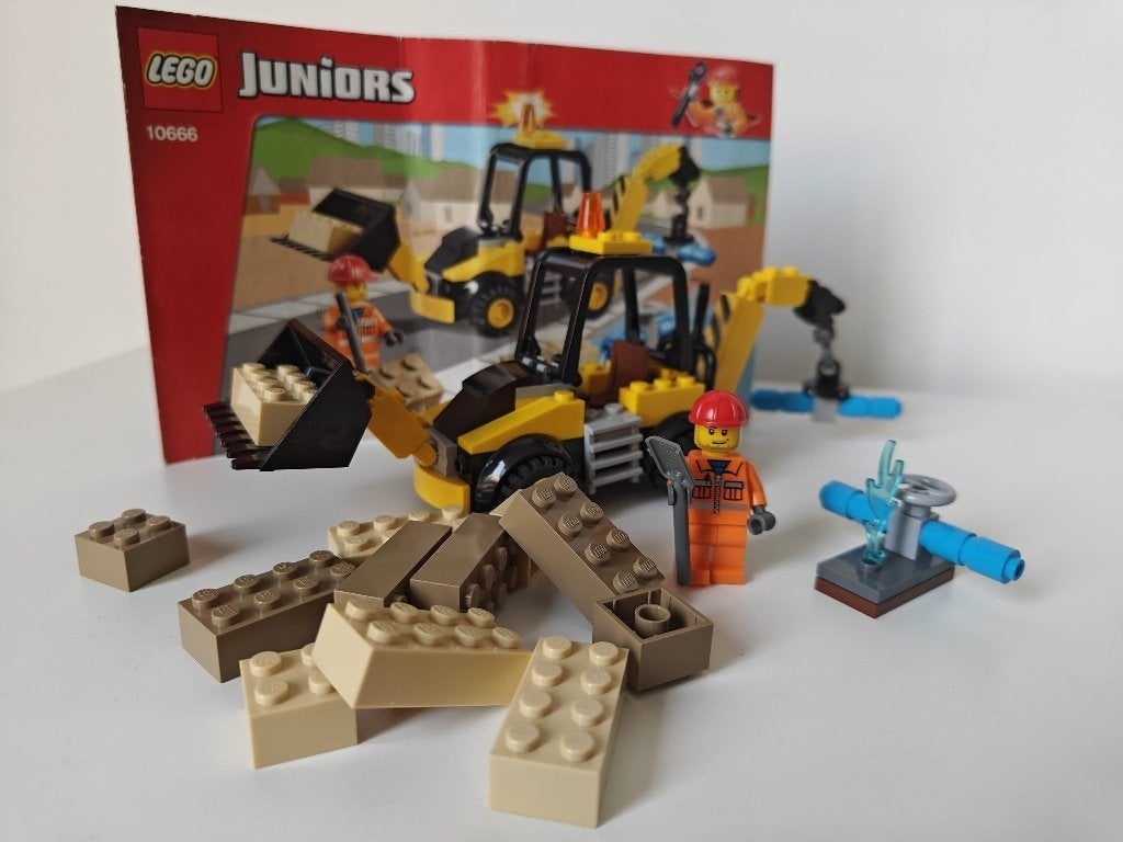 LEGO Juniors 10666 – Digger (2014), Gebruikt, Overige thema's, Lego, Ophalen of Verzenden