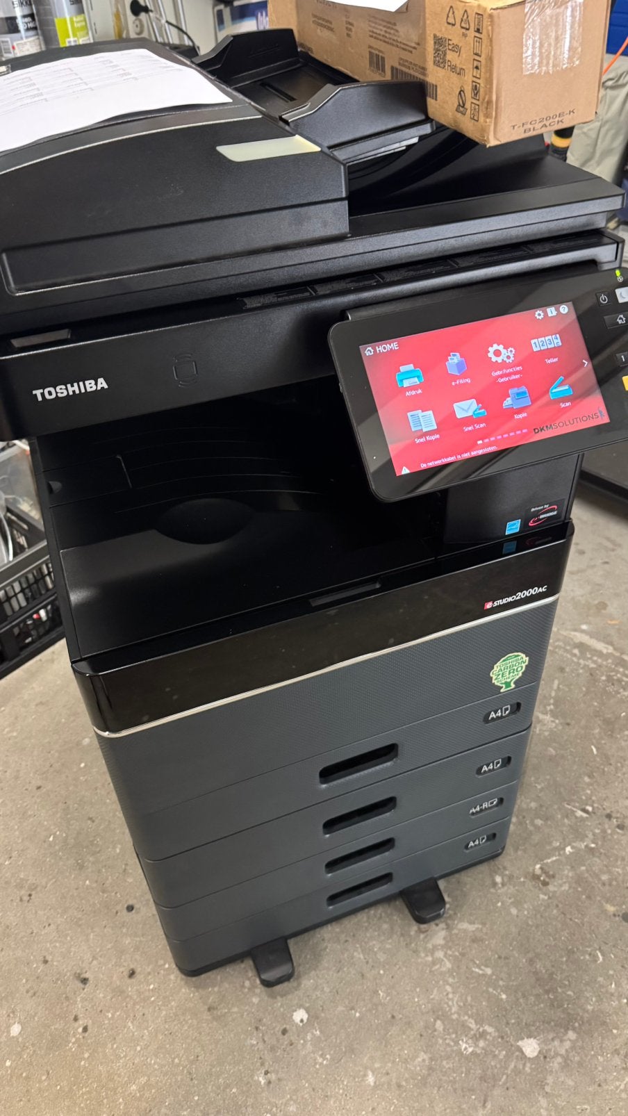 Toshiba e-STUDIO 2000AC all-in- one kleuren printer, Ophalen, Gebruikt, Kopieerapparaat