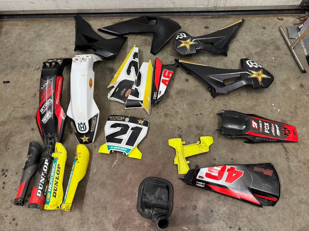 Husqvarna fc tc 250 450 plastic kappen, Motoren, Ophalen of Verzenden