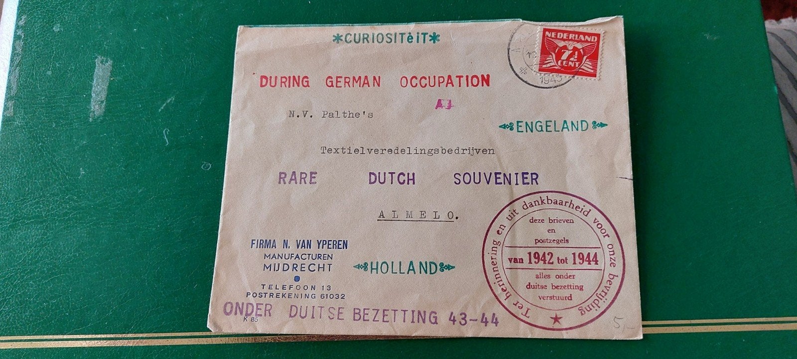 envelop Nederland, Ophalen of Verzenden, Envelop