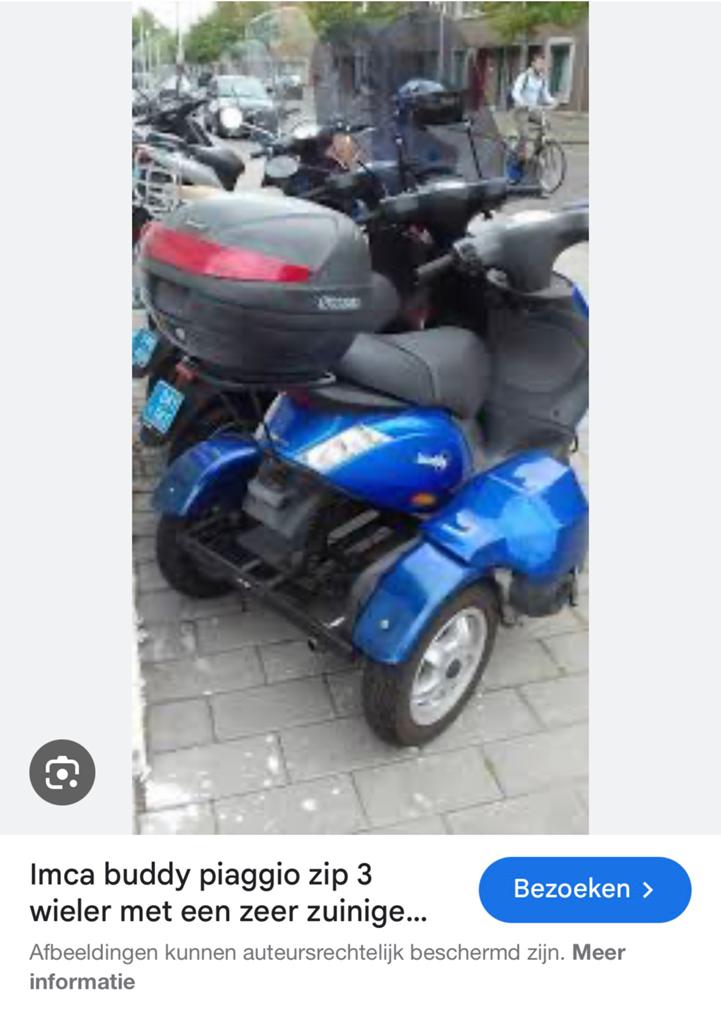 Gezocht driewieler zip, Ophalen of Verzenden, Zo goed als nieuw