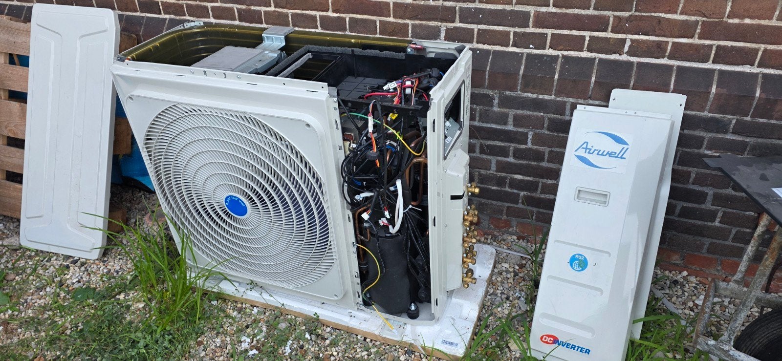 DONOR!!! Airwell ZDAA-4090 multisplit zonder printplaten R32, Ophalen, Wandairco, 3 snelheden of meer