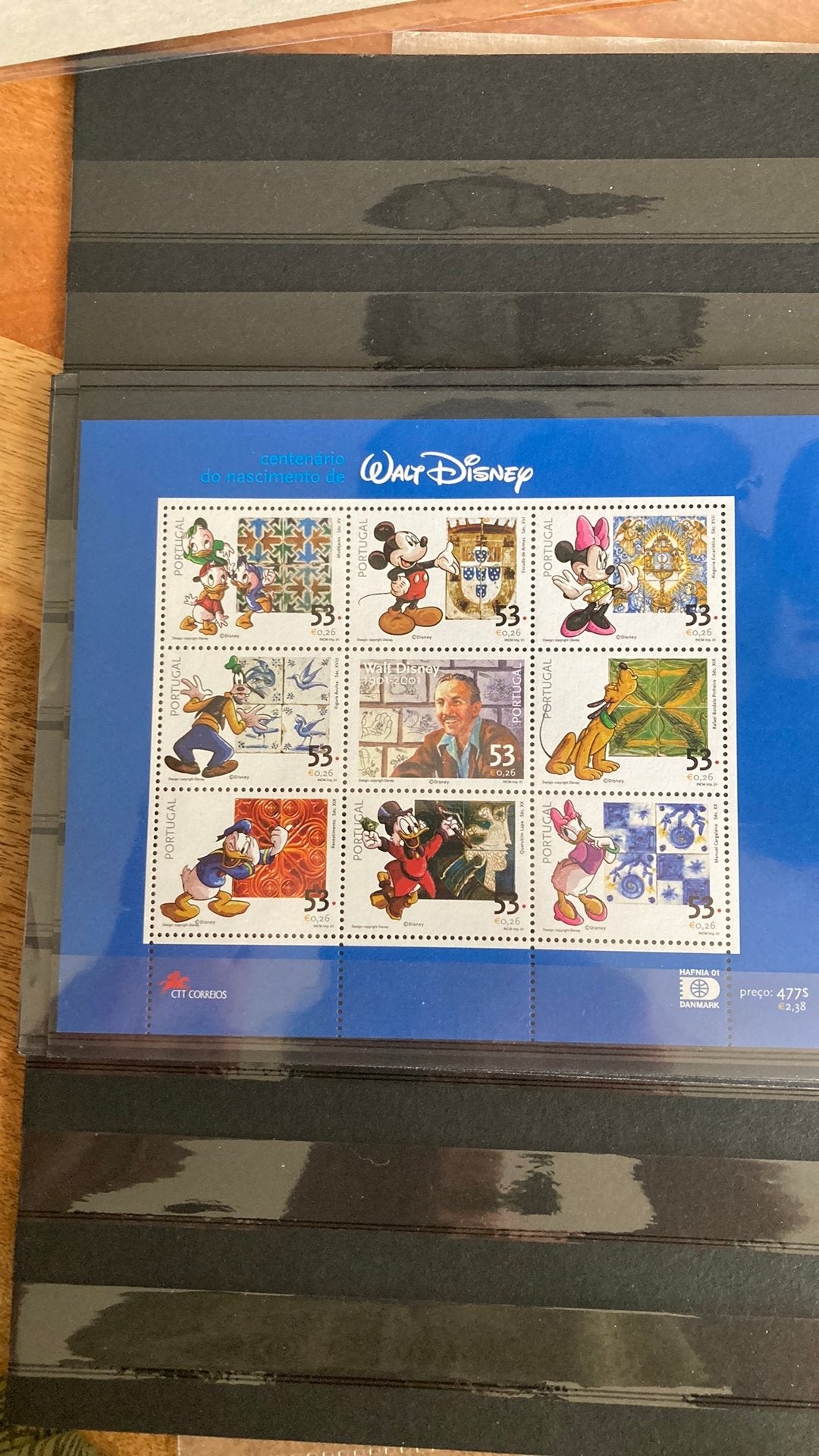 Portugal velletje Disney 2541/48 post fris/1575 A, Ophalen of Verzenden, Overige thema's