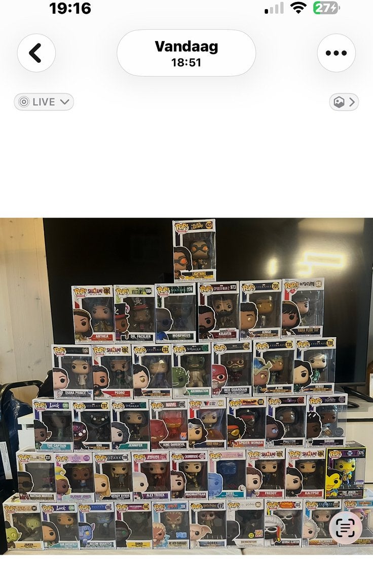 Funko Pop collectie–30+ Marvel,DC,&harry potter, Ophalen, Zo goed als nieuw