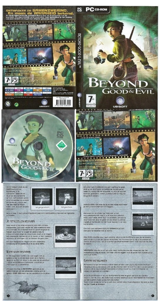 beyond good & evil videogame incl boekje, Avontuur en Actie, 1 speler, Eén computer, Ophalen of Verzenden
