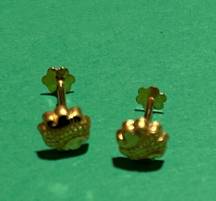 Echte Goud(21,Kaarten)Oorbellen/Knopjes(Nieuw), Sieraden, Tassen en Uiterlijk, Oorbellen, Ophalen, Nieuw, Knopjes of Stekers, Goud