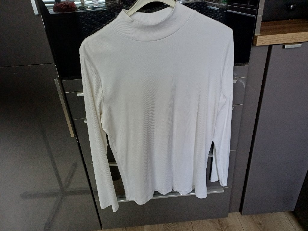 zgan.wit shirt turtle neck mt XXL C&A, Kleding | Heren, T-shirts, Wit, Maat 56/58 (XL), Zo goed als nieuw, C&A