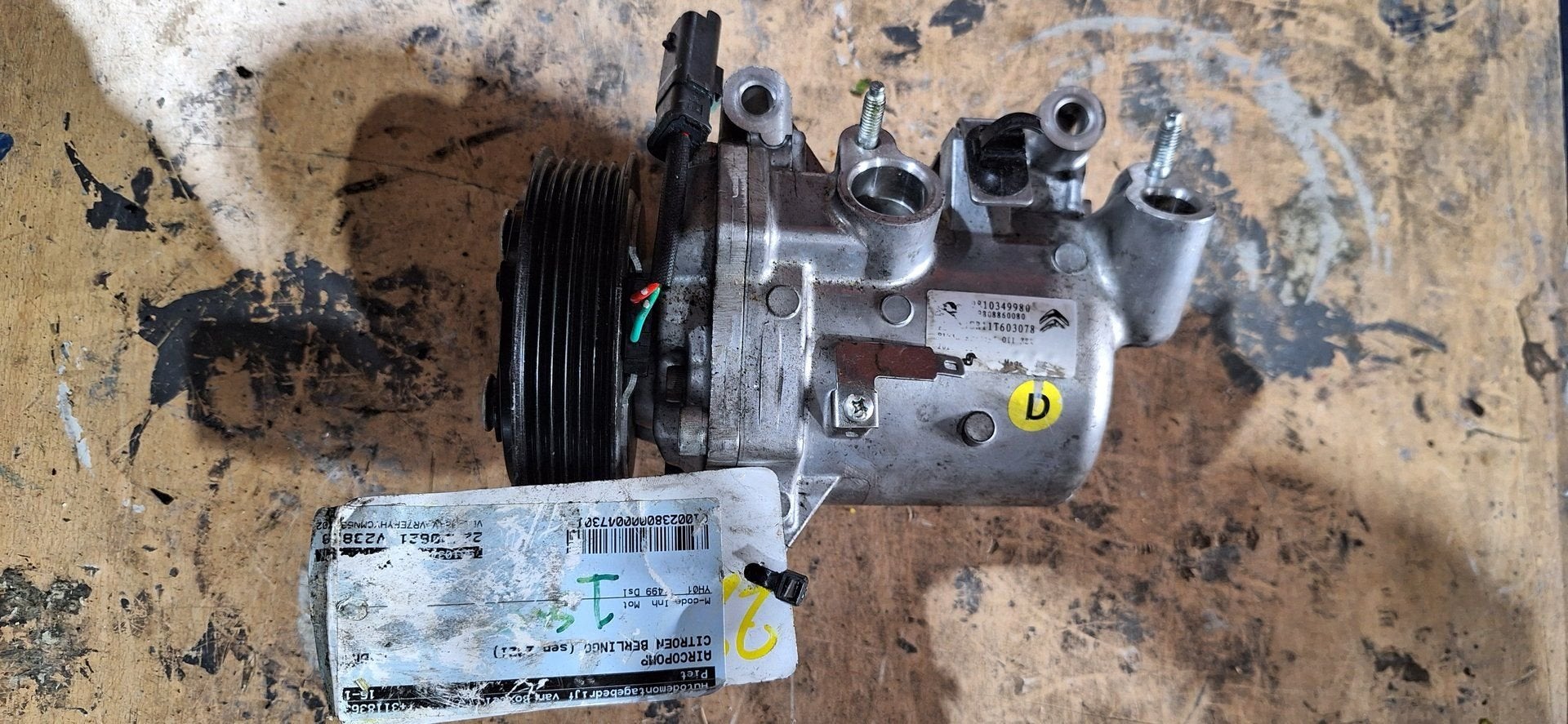 Originele Peugeot / Citroën Aircopomp Berlingo Partner - 981, Gebruikt, -, -, Ophalen of Verzenden