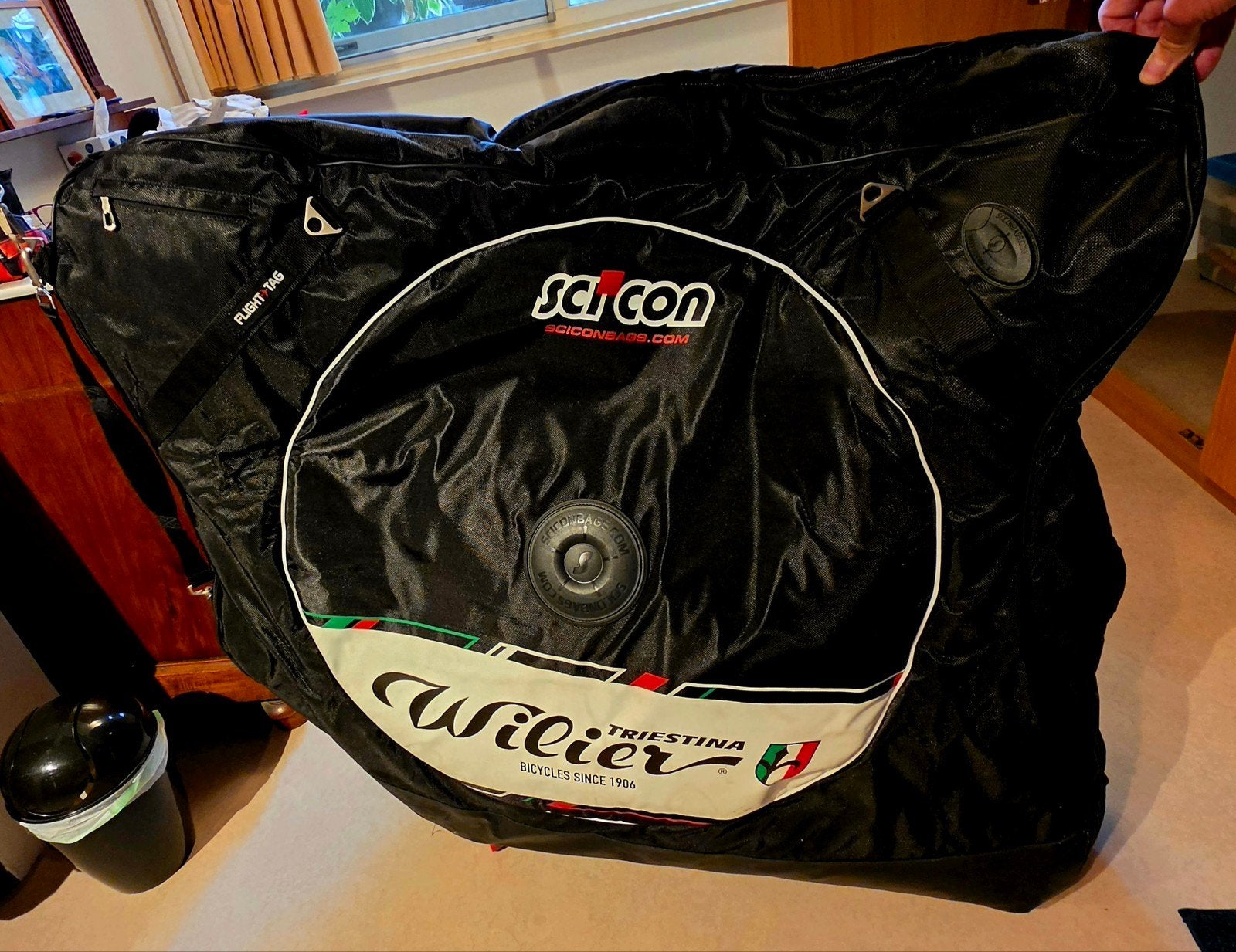 Fietskoffer o.a.  voor vliegtuig, Fietsen en Brommers, Ophalen, Zo goed als nieuw, Scicon Aerocomfort 2.0 TSA
