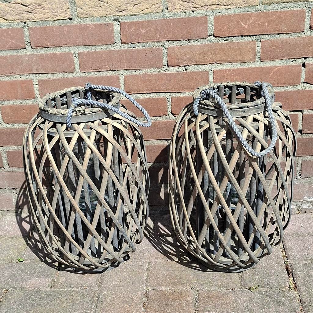 Windlichten Bamboe, Ophalen, Gebruikt