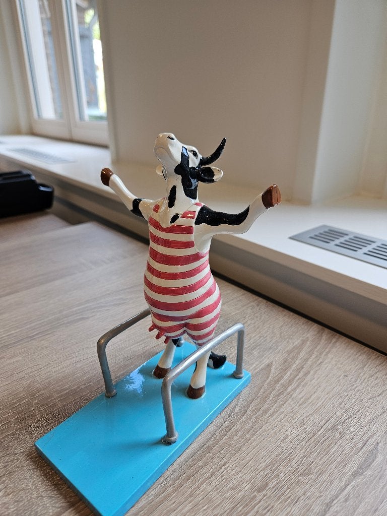 NIJMEGEN: Cow Parade high Dive Cow met originele doos, Ophalen, Zo goed als nieuw, Dier