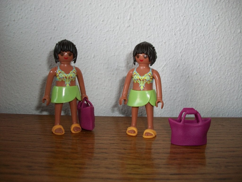 Badgasten / vakantiegasten / strand / vakantie / poppetjes, Ophalen of Verzenden, Nieuw, Complete set, Figuren