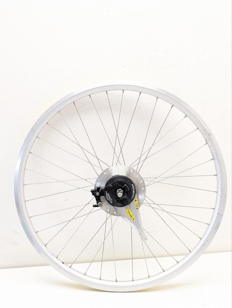 Voorwiel 28" rollerbrake zilver, Ophalen of Verzenden