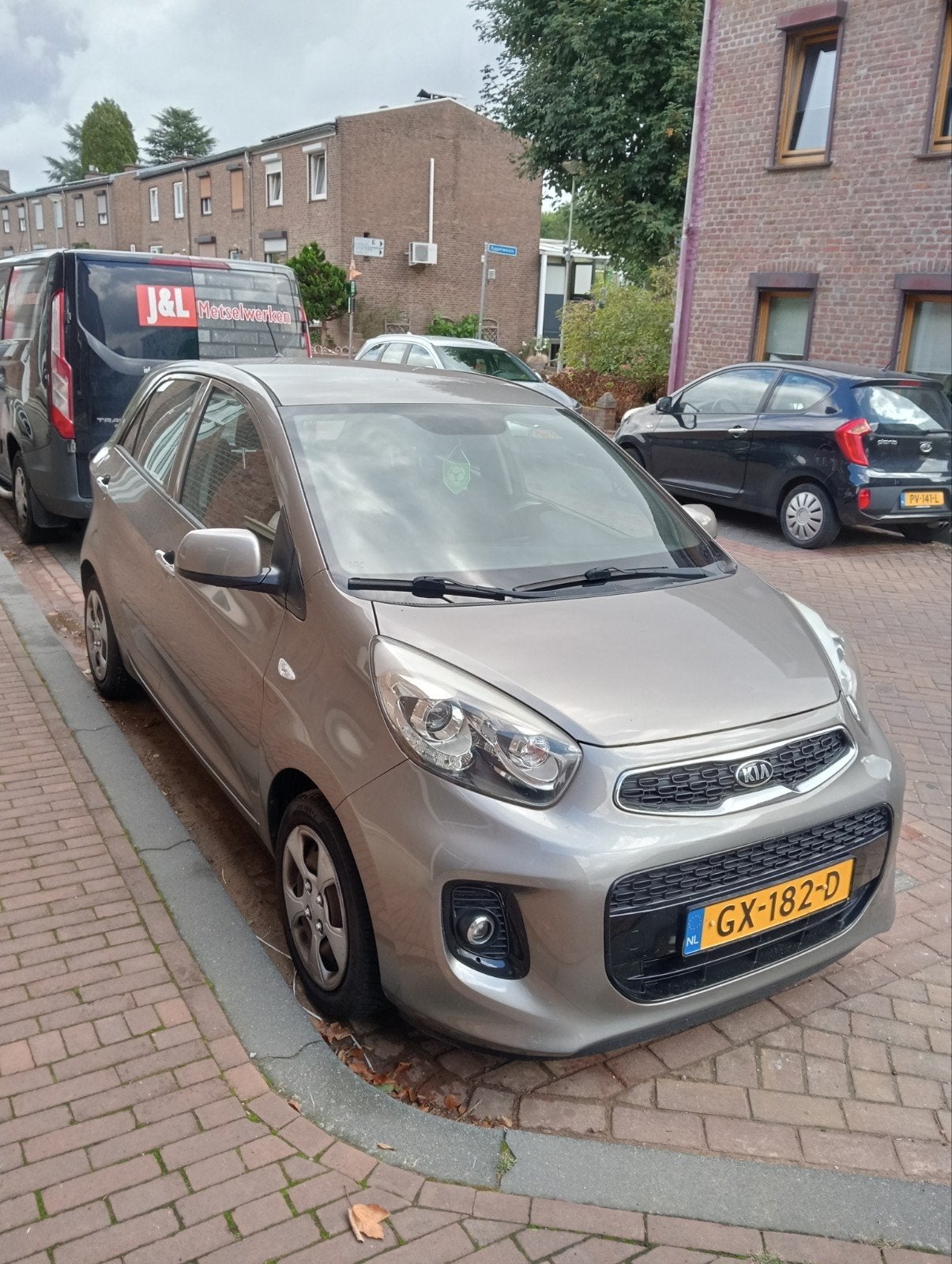 Kia Picanto 1.0 Cvvt 5-DRS 2016 Grijs, Auto's, Origineel Nederlands, 24 km/l, Handgeschakeld, 3 cilinders