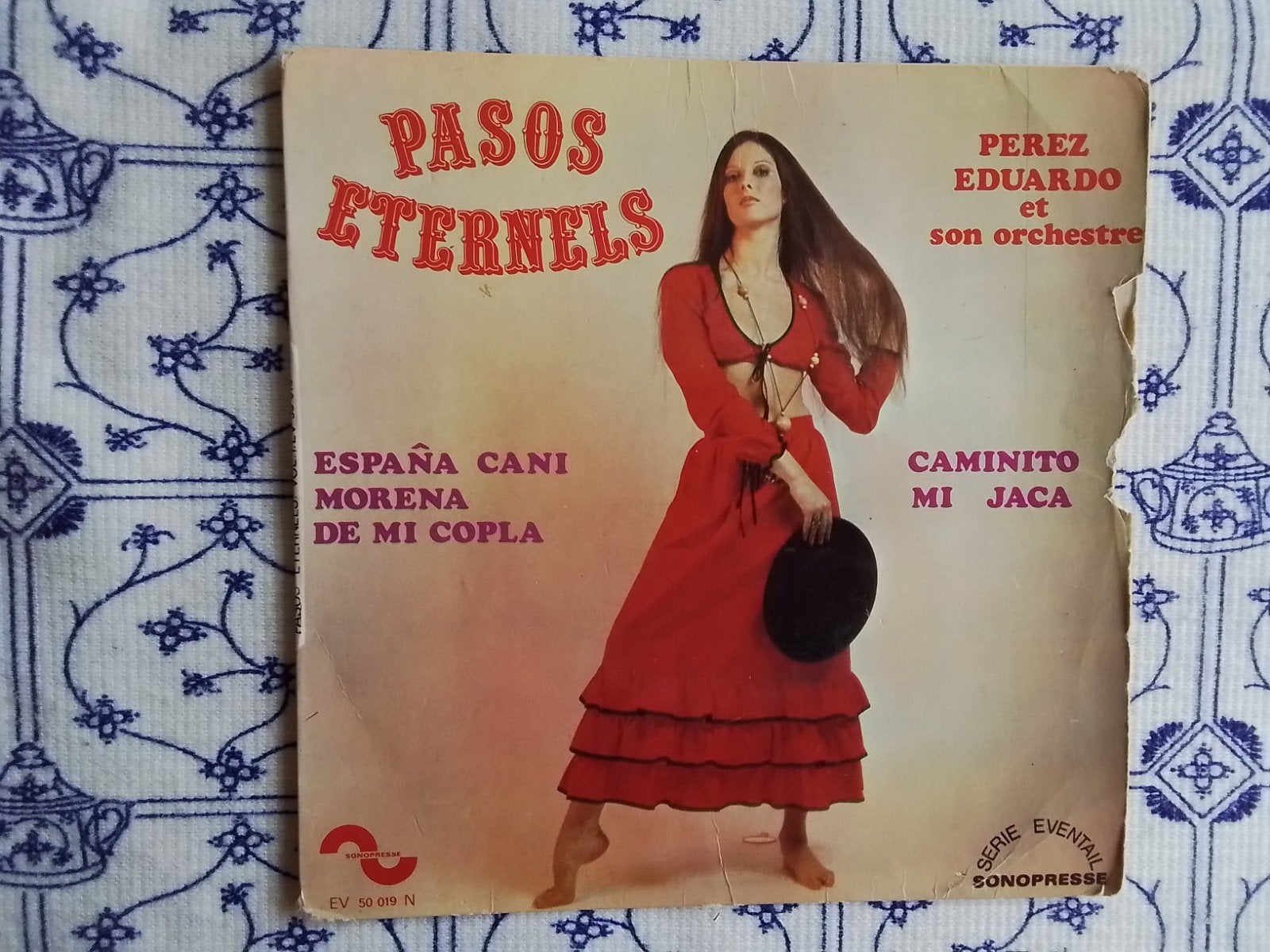Pasos eternels          España cani   (4 liedjes)  EP, Wereldmuziek, Ophalen of Verzenden, Zo goed als nieuw, EP