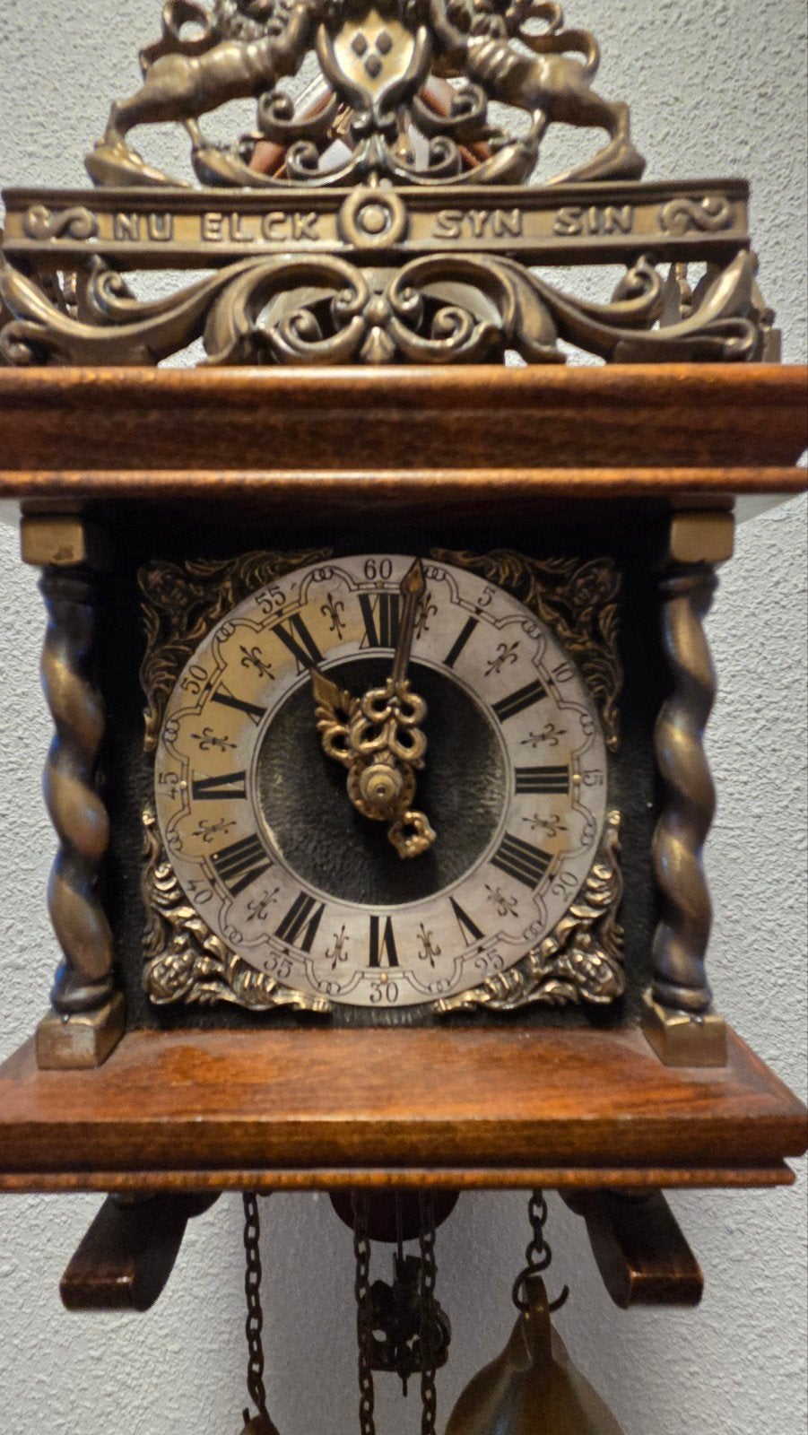 Antieke Friese / Zaanse Stoelklok, Antiek en Kunst, Ophalen