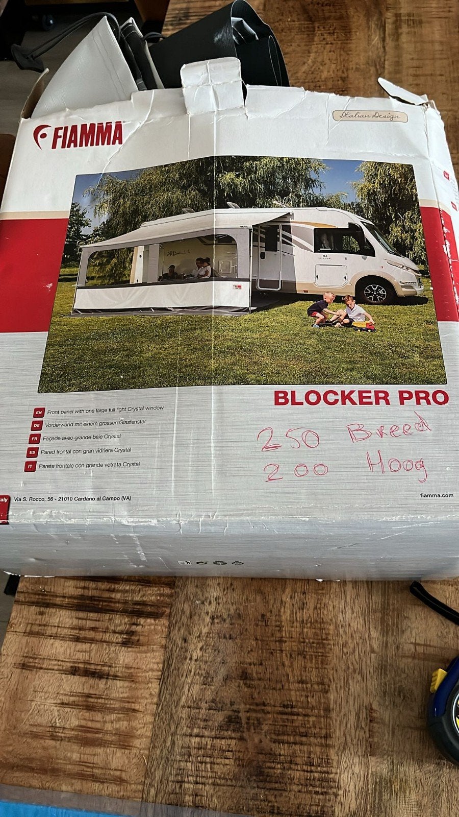 Fiamma Blocker Pro voorwand, Caravans en Kamperen, Caravan accessoires, Ophalen of Verzenden, Zo goed als nieuw